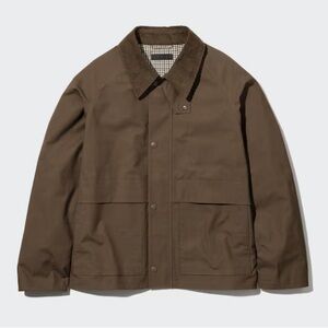 NWOT uniqlo UTILITY SHORT BLOUSON JACKET - brown large unisex men’s women’s
